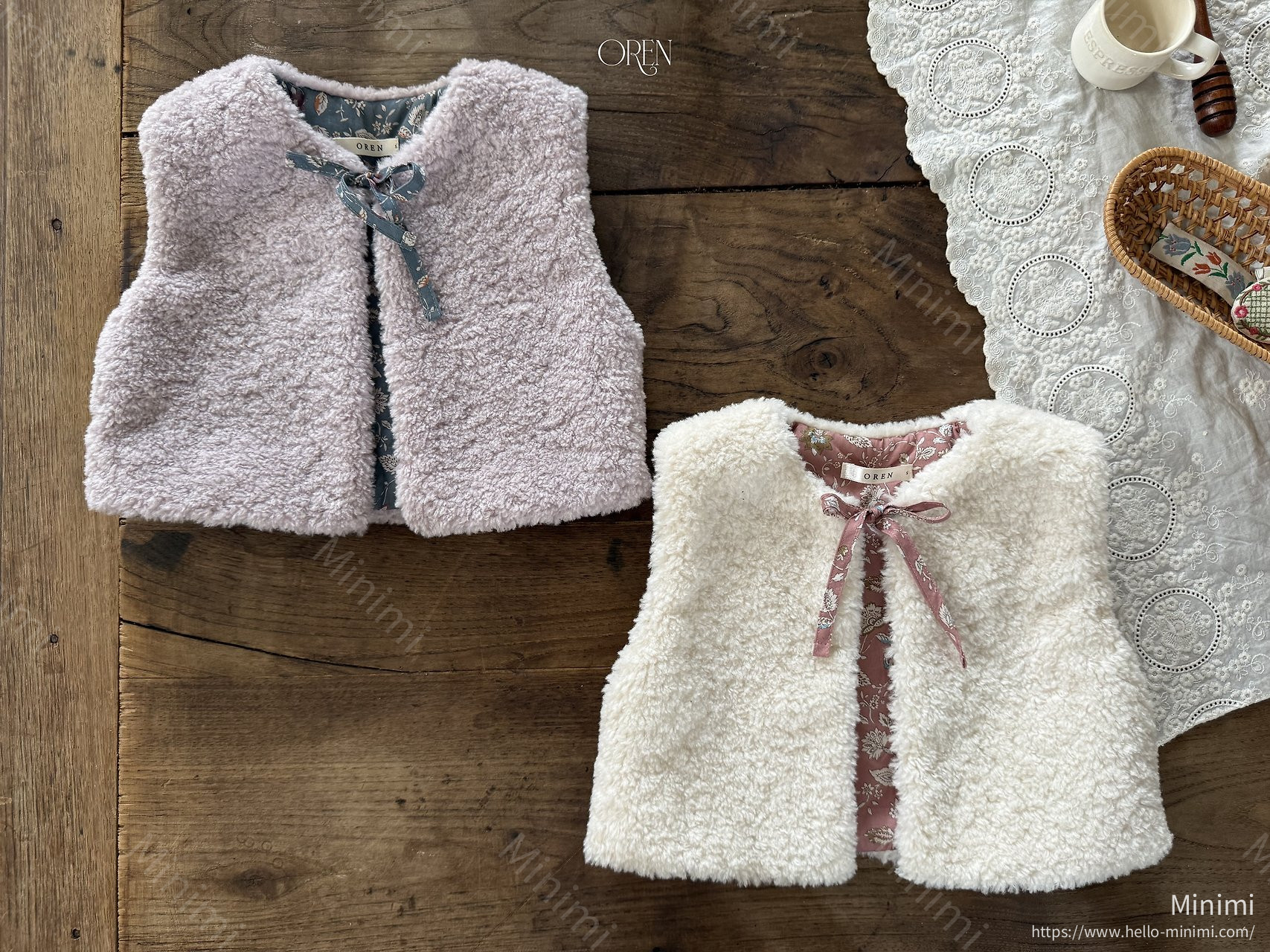 Oren Lavender Bear Vest 細節圖 30