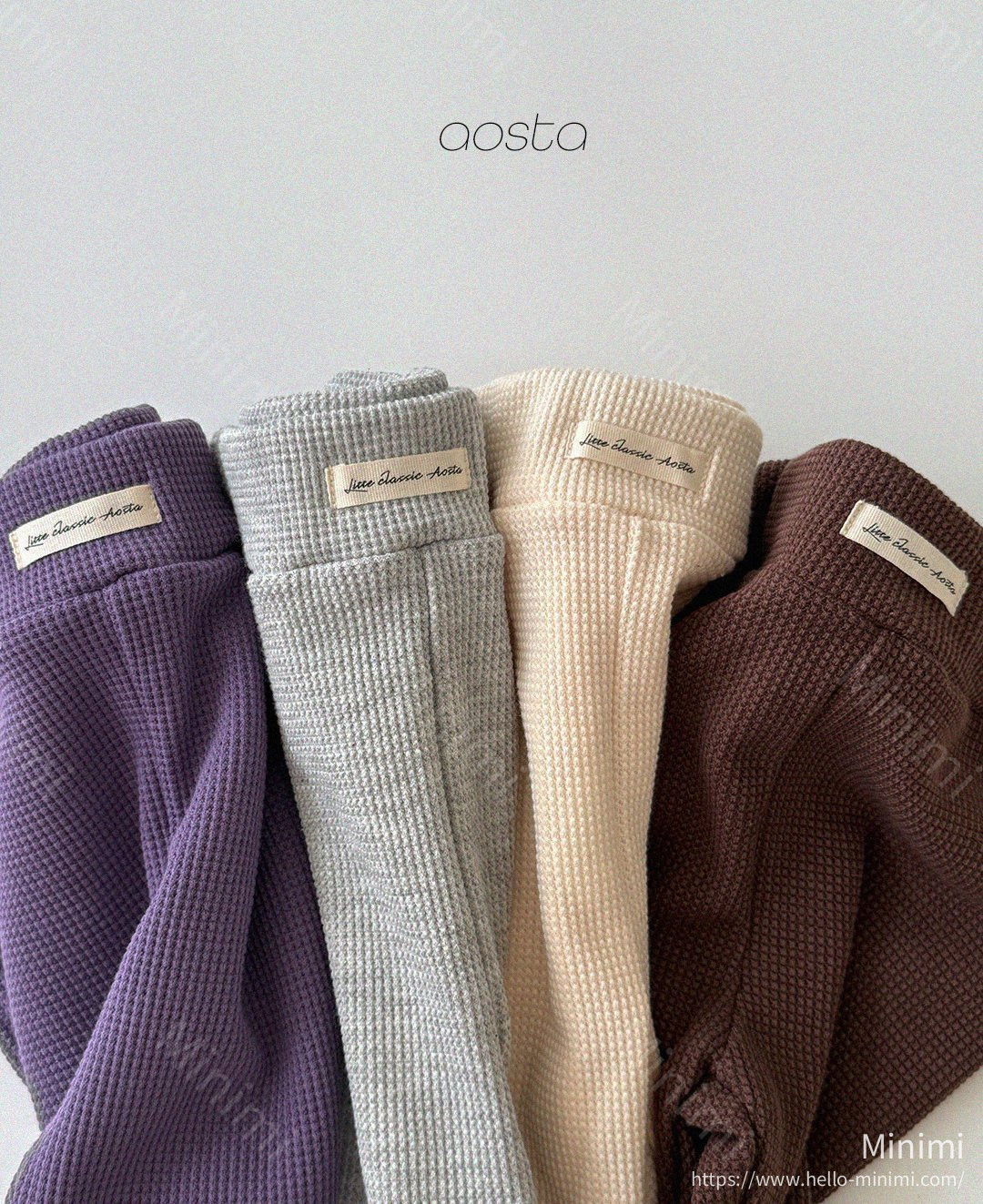 Aosta atelier Jelly Waffle Pants 細節圖 17
