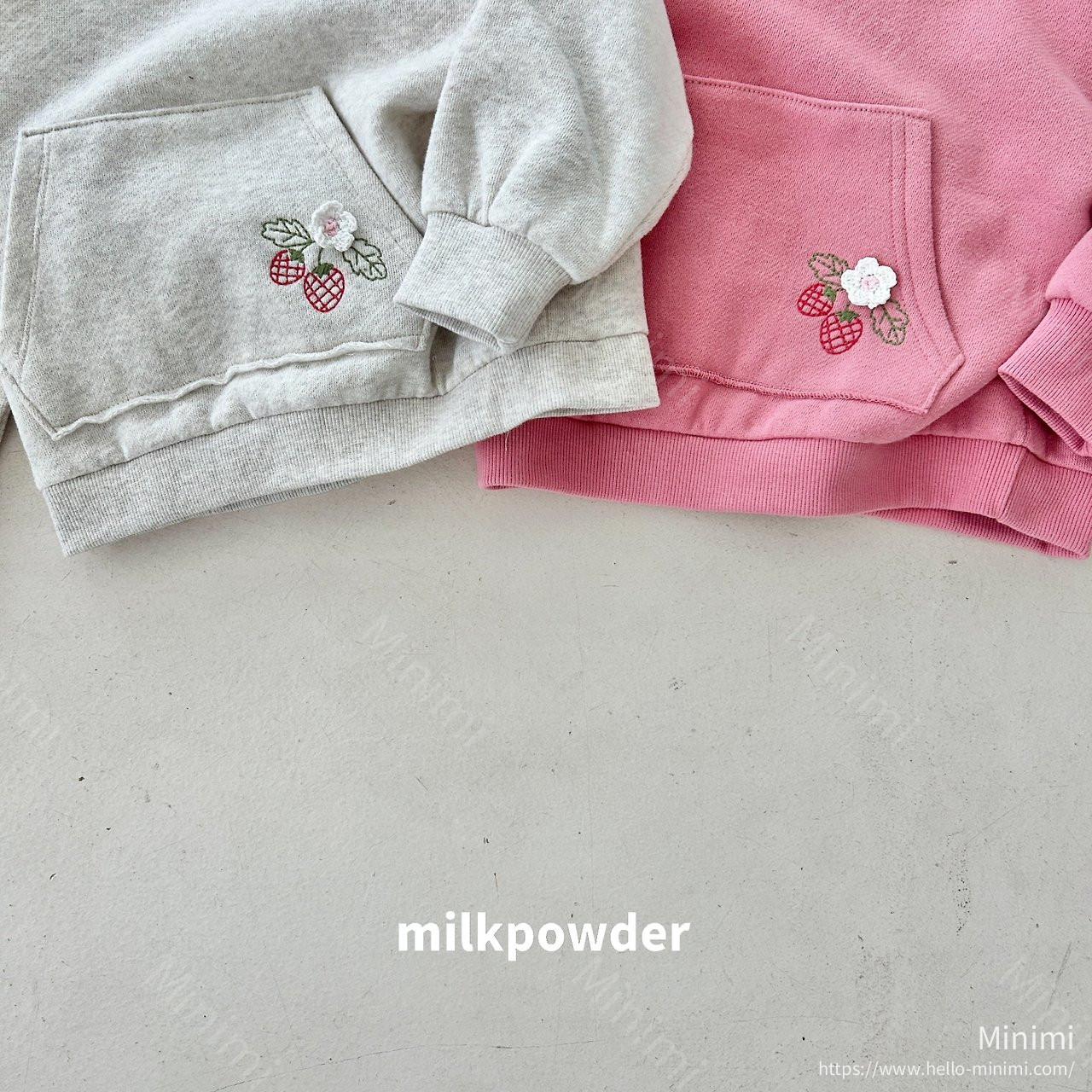 milkpowder Strawberry Pocket Sweatshirt 細節圖 4