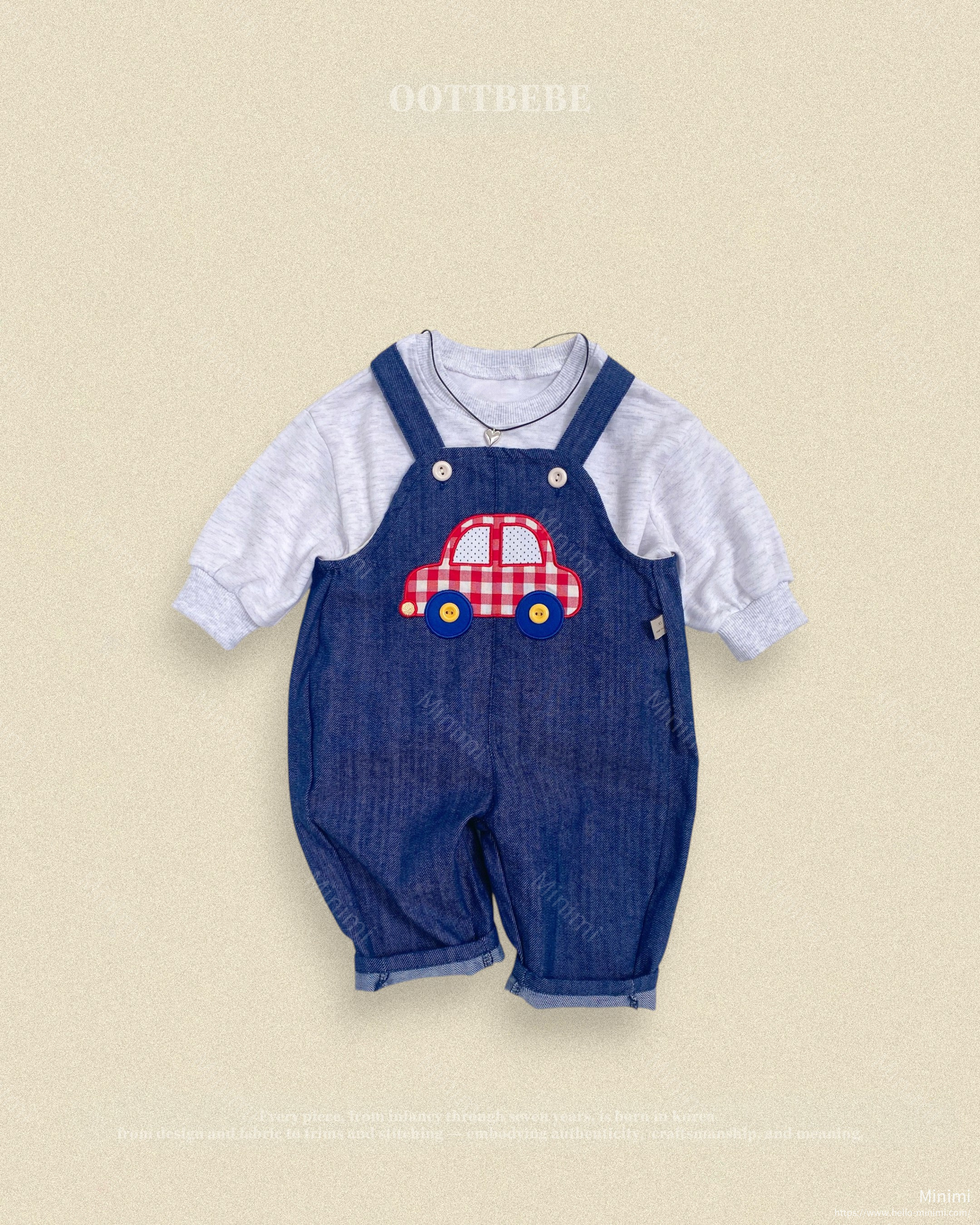 oott bebe Boongboong Denim Overalls 細節圖 14