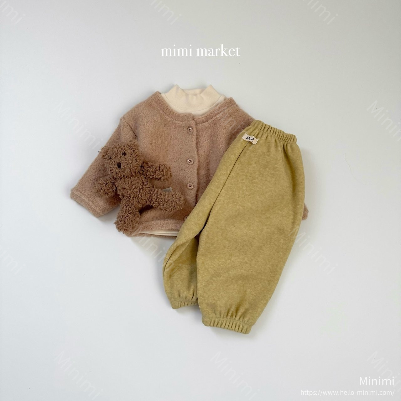 mimi-market Mink Terry Pants 細節圖 6
