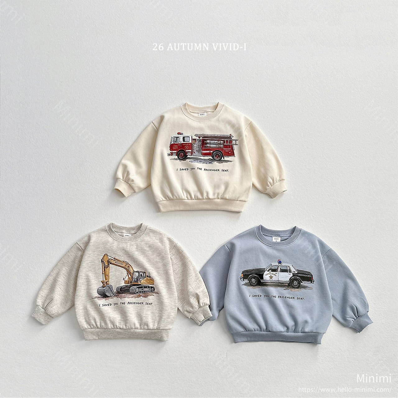 VIVID-I Retro Car Sweatshirt 細節圖 1