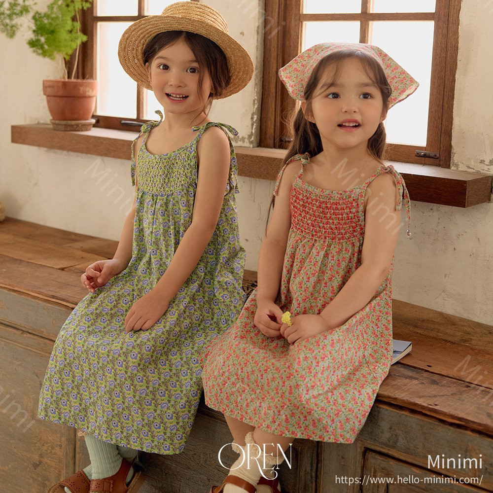 Rosera Smocked Slip Dress