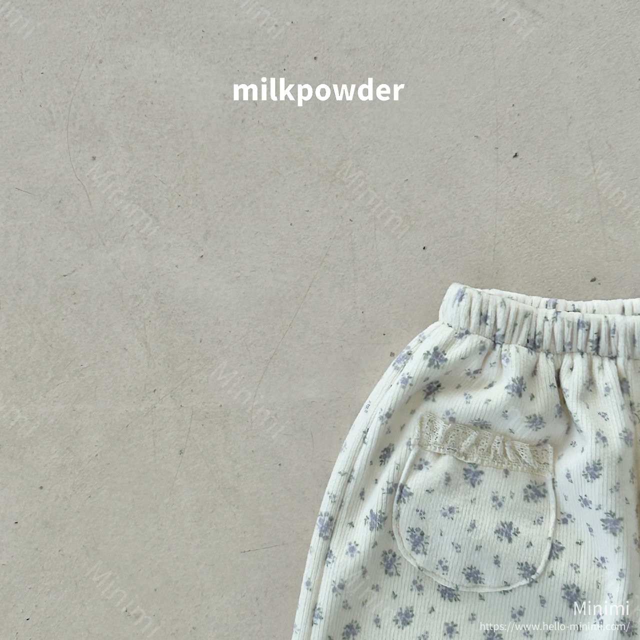 milkpowder Pudding Flower Pants 細節圖 5