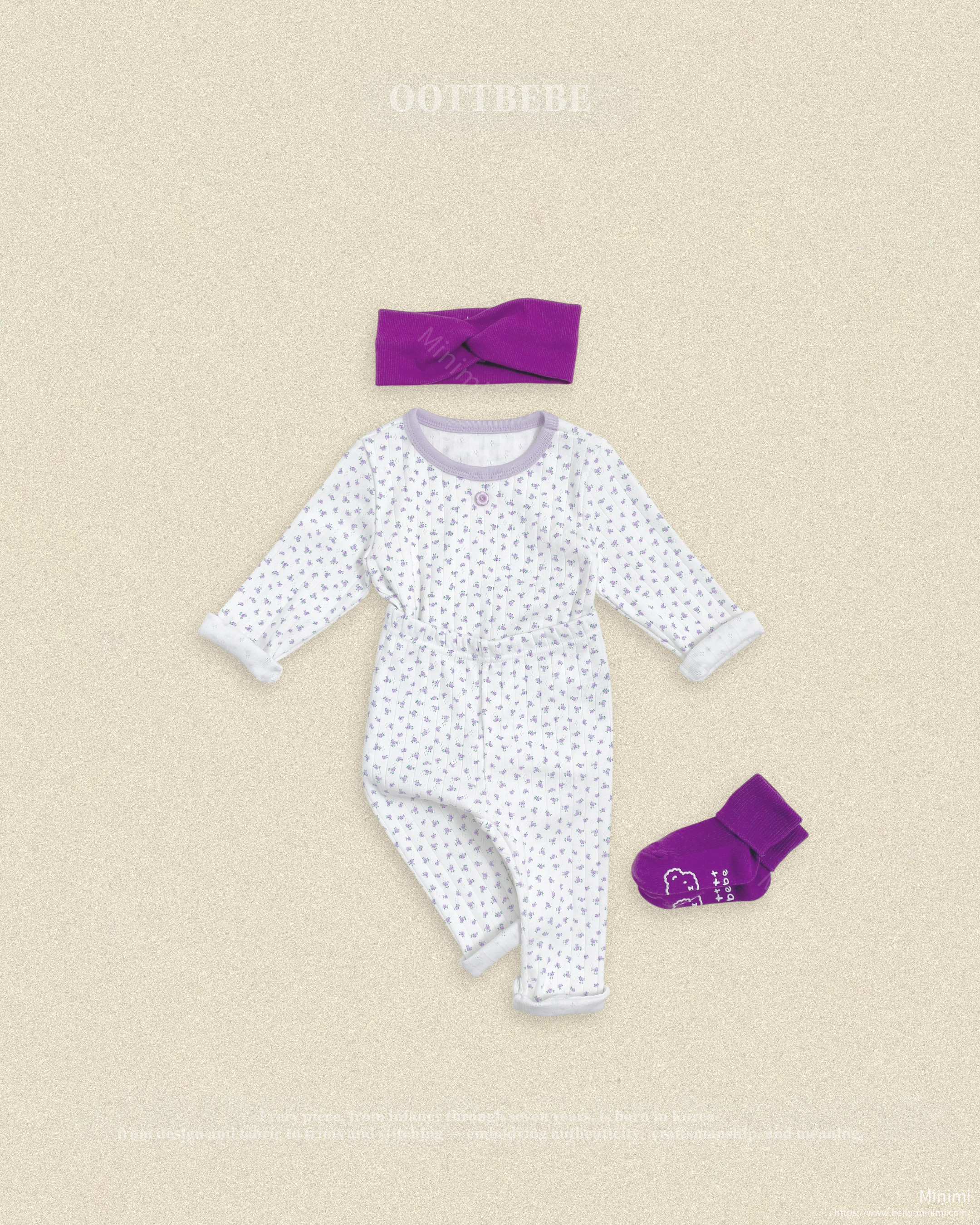 oott bebe Coco Flower Loungewear 細節圖 2