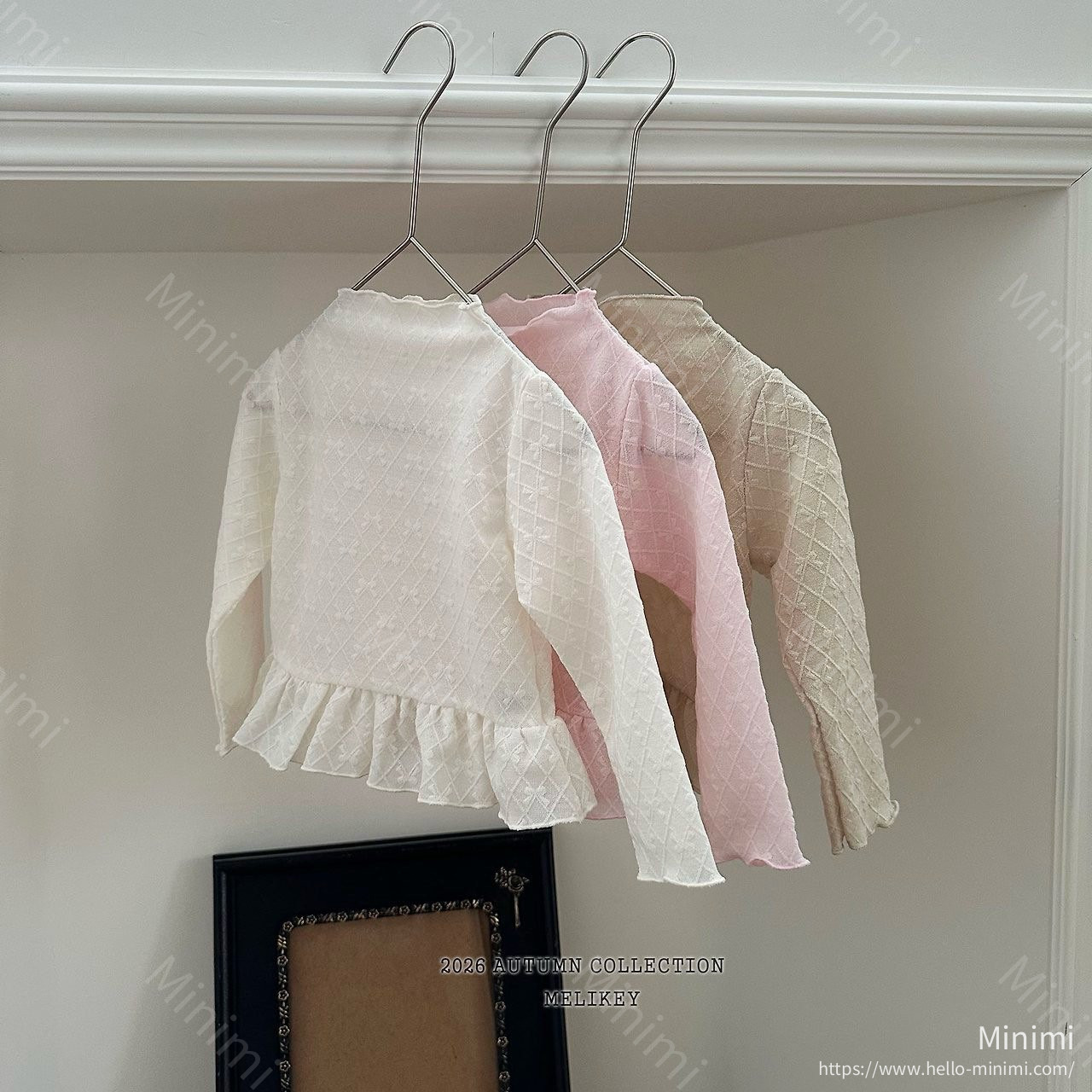 Frill Ribbon Mesh T-shirt