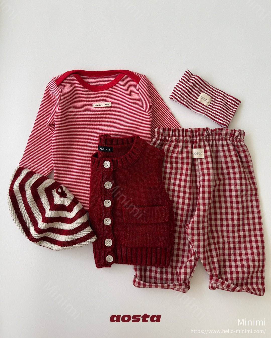 Aosta atelier Caramel Check Pants 細節圖 42