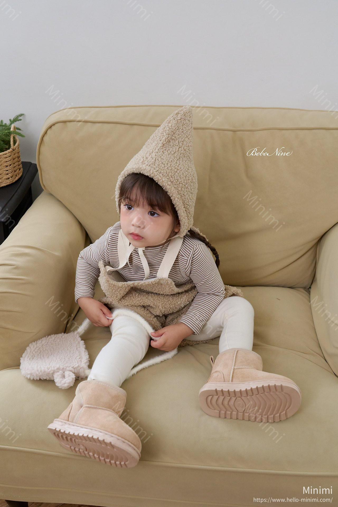 bebe nine Poodle Pointed Bonnet 細節圖 11