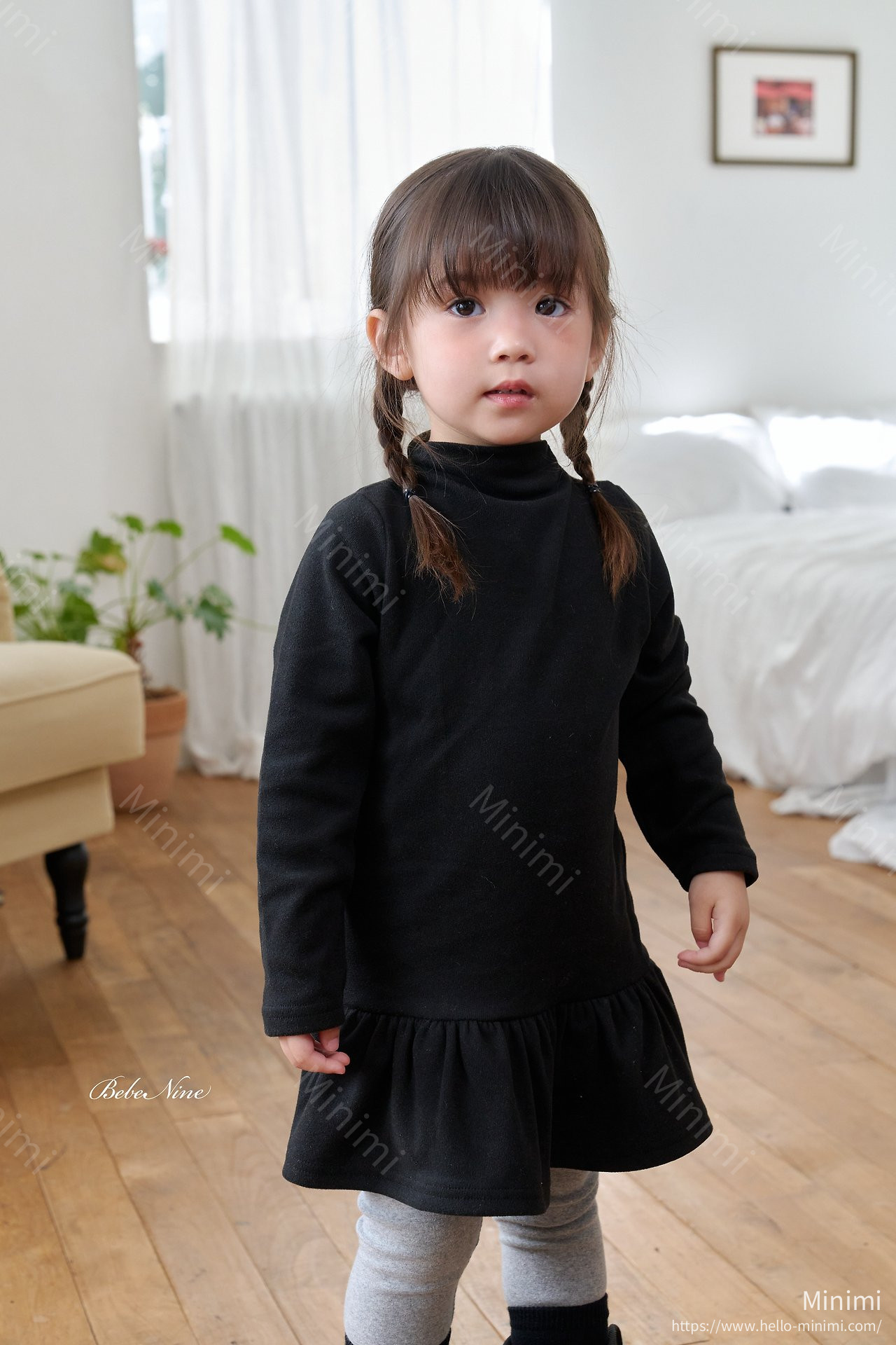 bebe nine Mock-Neck Dress 細節圖 7
