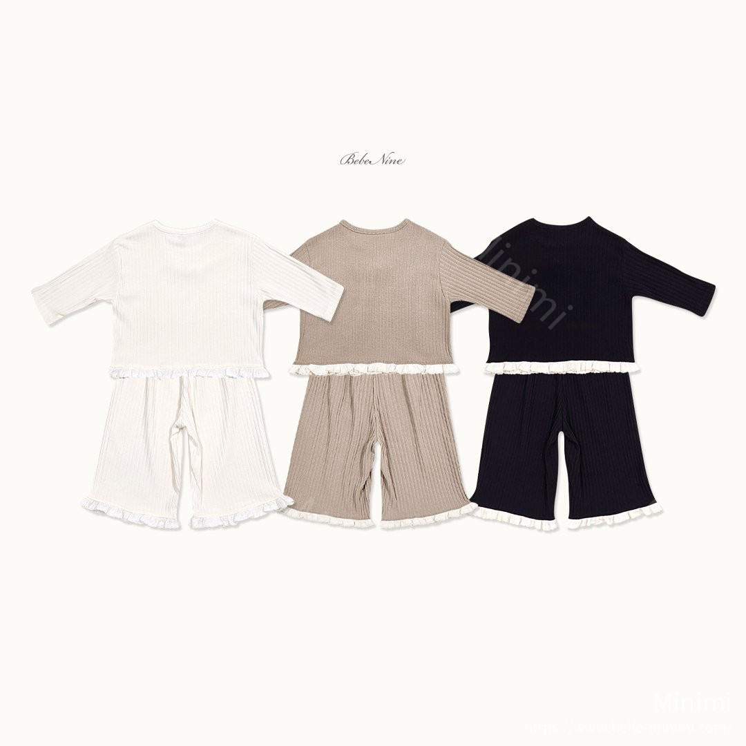 bebe nine Lily Frill Set 細節圖 13