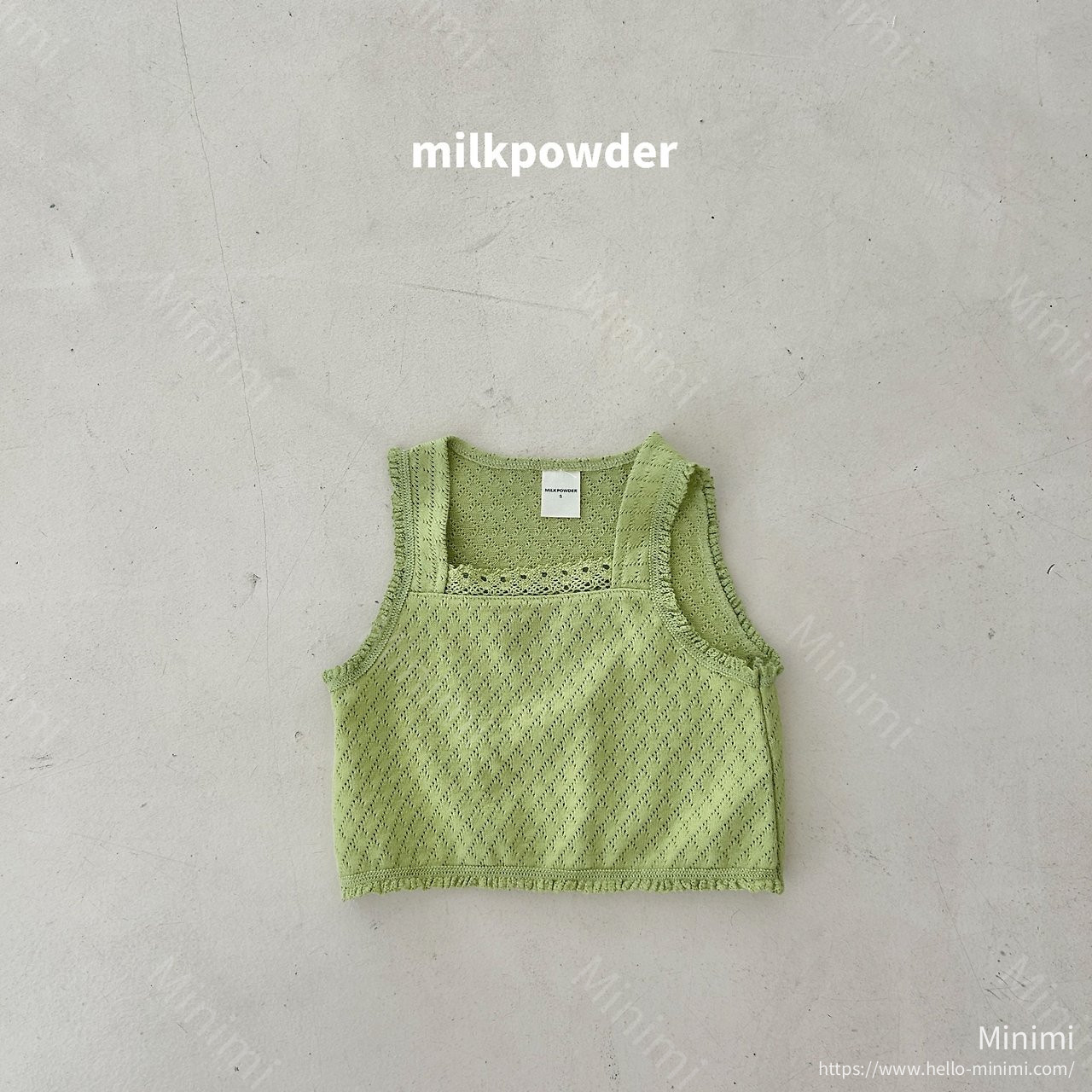 milkpowder Green Vest 細節圖 12