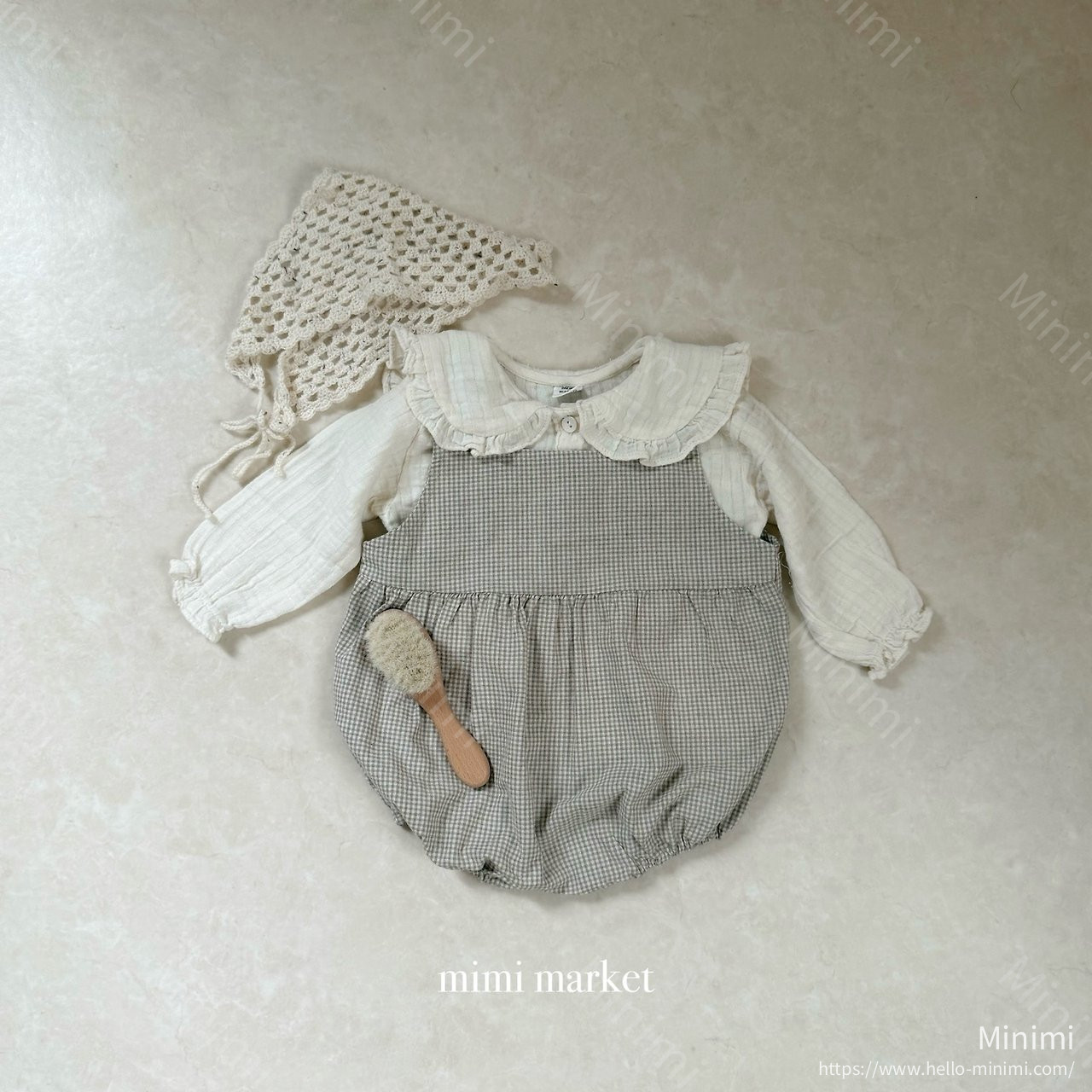 mimi-market Check Suspender Suit 細節圖 13