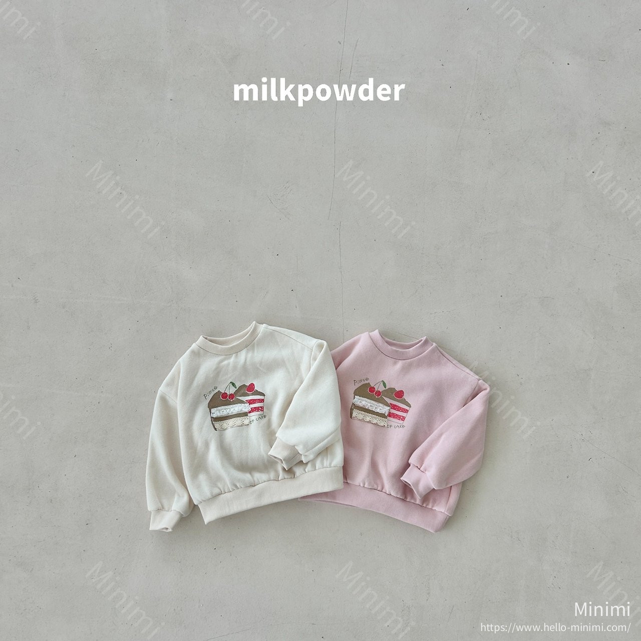 milkpowder Sweet Sweatshirt - 韓國童裝代購主圖
