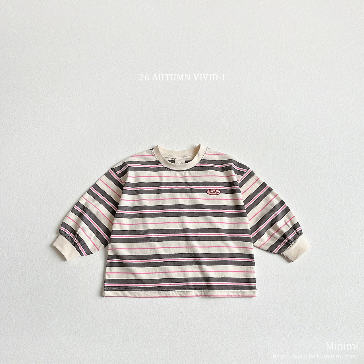 VIVID-I Butter Stripe T-shirt 細節圖 2
