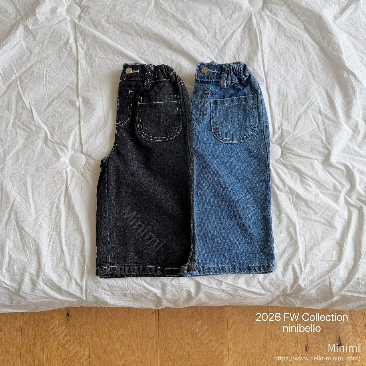 ninibello Penny Pocket Denim Pants - 韓國童裝代購主圖