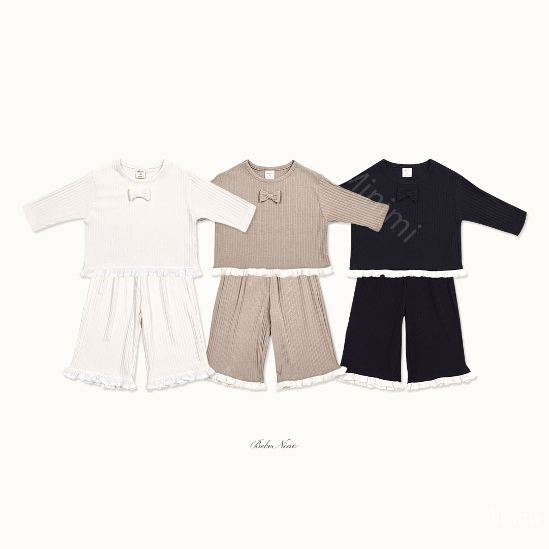 bebe nine Lily Frill Set 細節圖 12