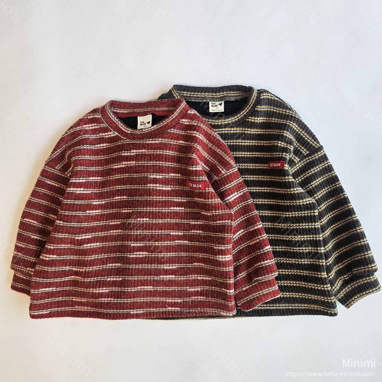1st BLUE Rudolph Stripe Tee 細節圖 1