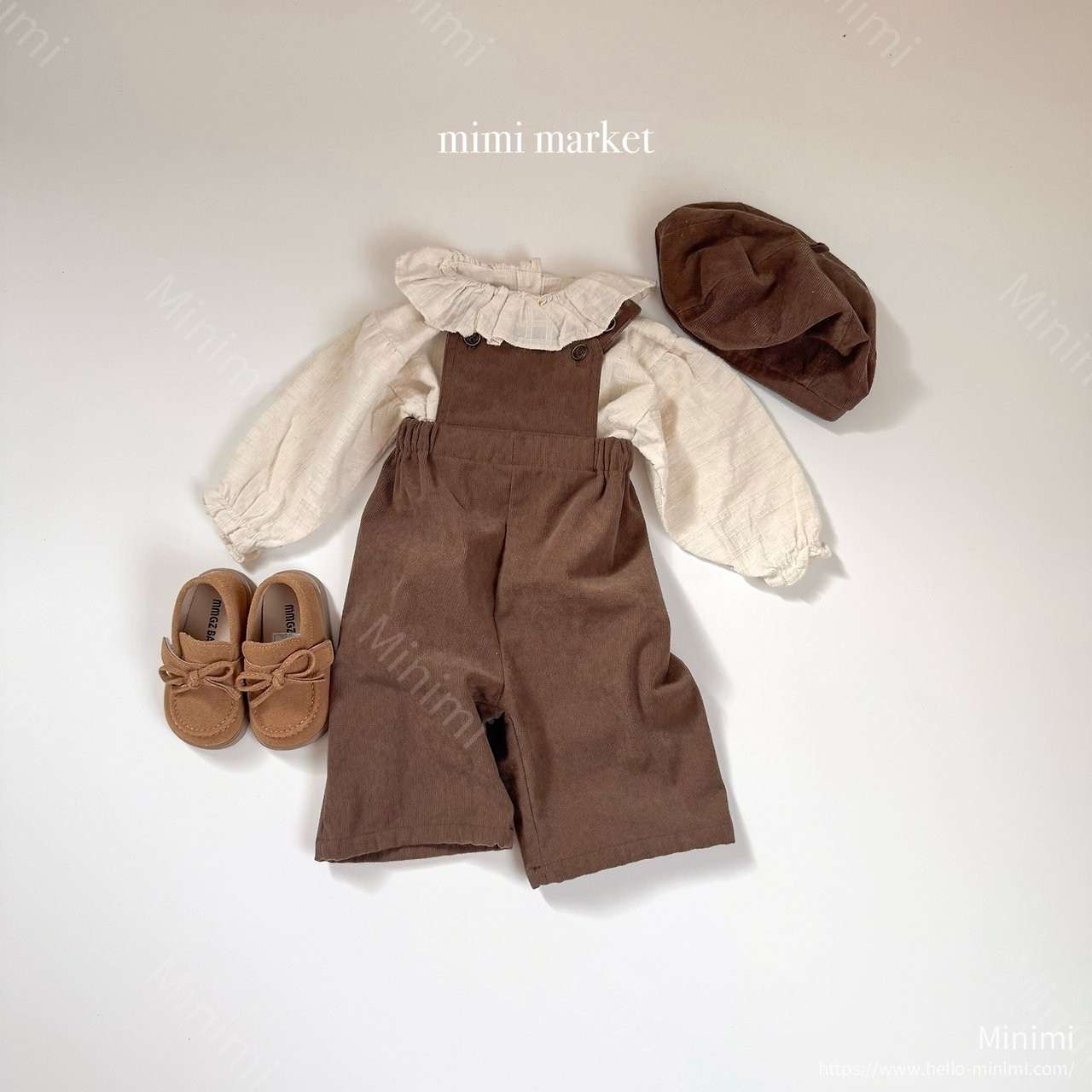 mimi-market Corduroy Overalls 細節圖 1