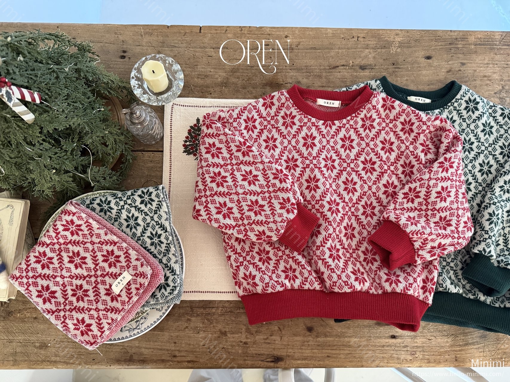 Oren Snowflake Knit Sweatshirt 細節圖 4