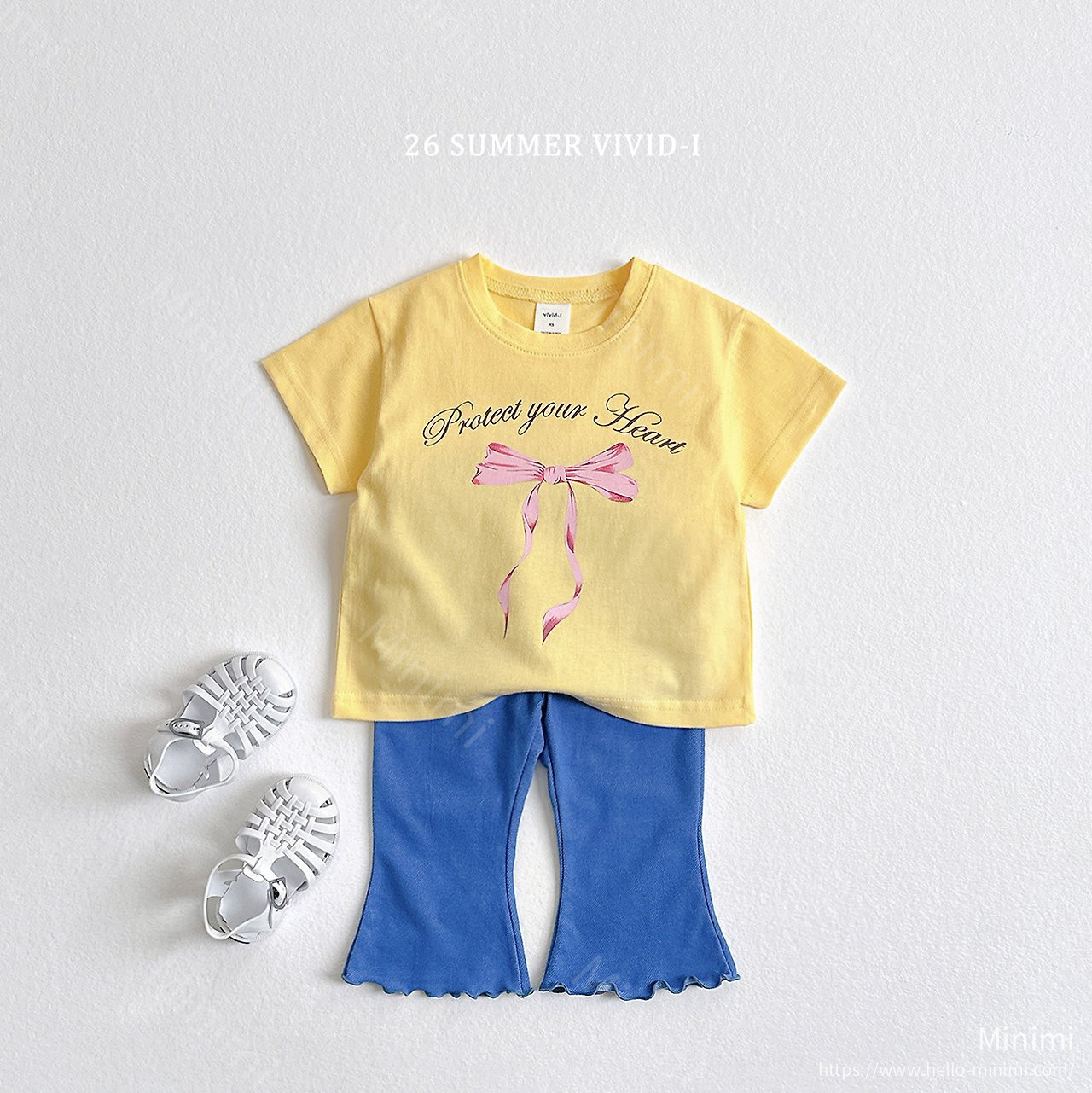 VIVID-I Ribbon Flared T-Shirt Set 細節圖 10