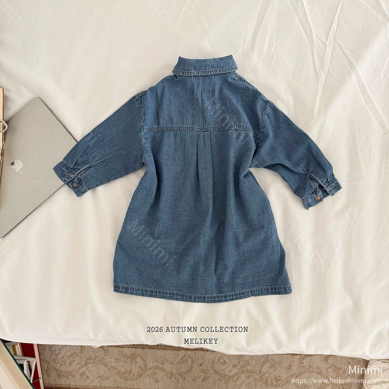 Melikey Denim Shirt Dress 細節圖 2