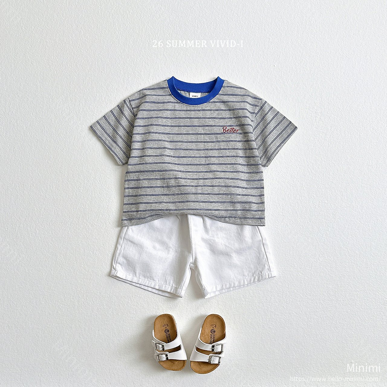 VIVID-I Better Embroidery Striped T-Shirt 細節圖 15