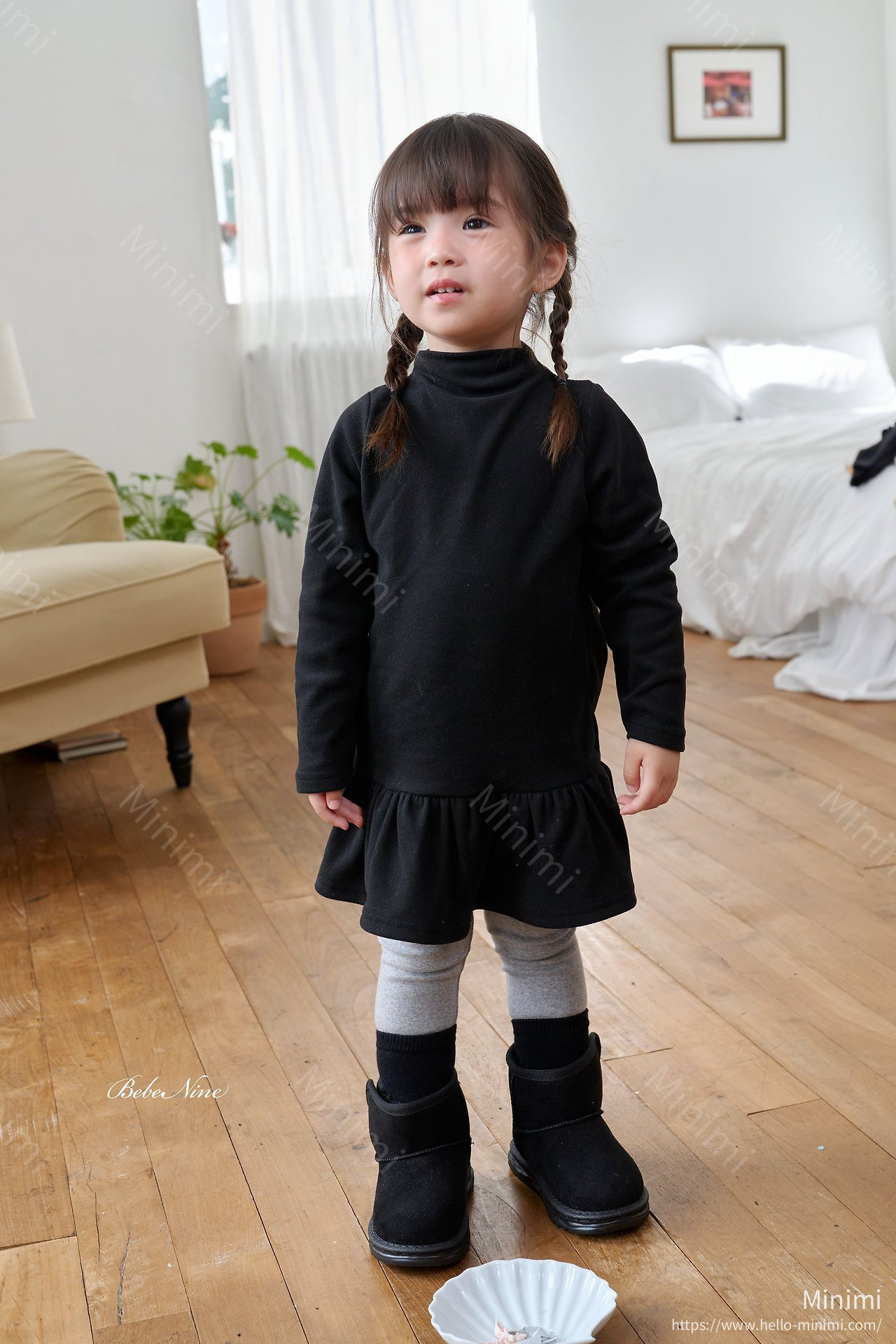 bebe nine Mock-Neck Dress 細節圖 9