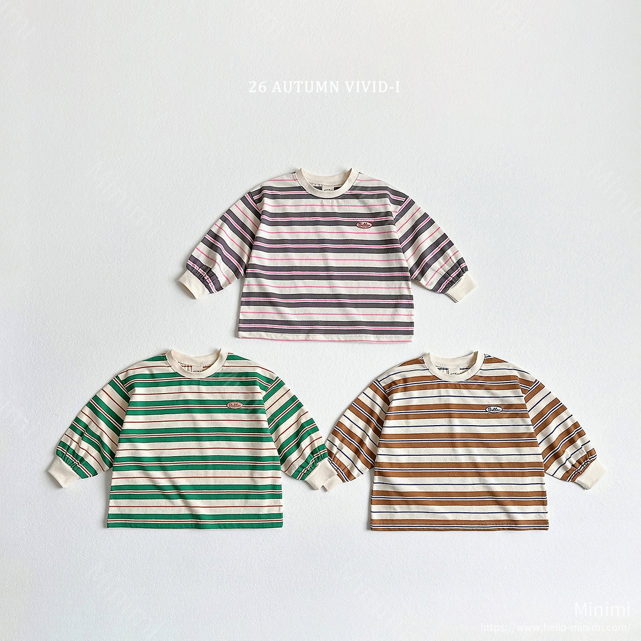 VIVID-I Butter Stripe T-shirt 細節圖 1