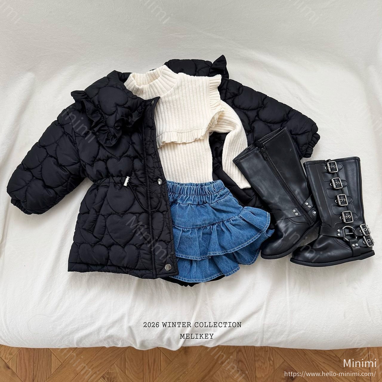 Melikey Heart Quilting Long Padding 細節圖 22