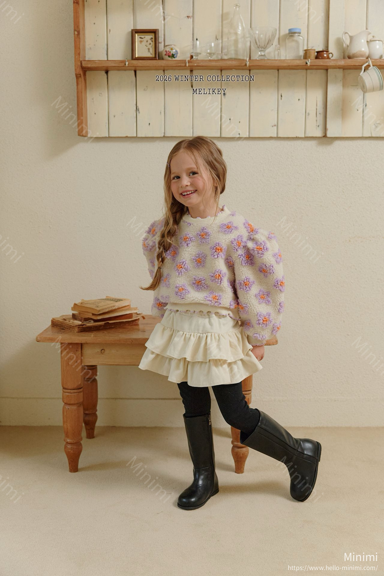 Melikey Flower Fluffy Sweatshirt 細節圖 6