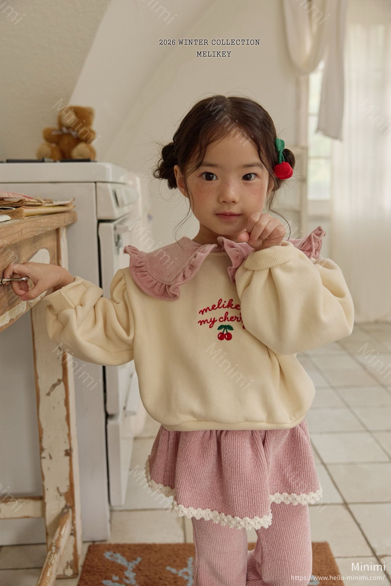 Melikey Cherry Collar Sweatshirt 細節圖 10