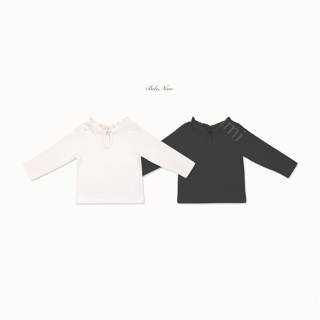 bebe nine Essence Frill Tee 細節圖 13