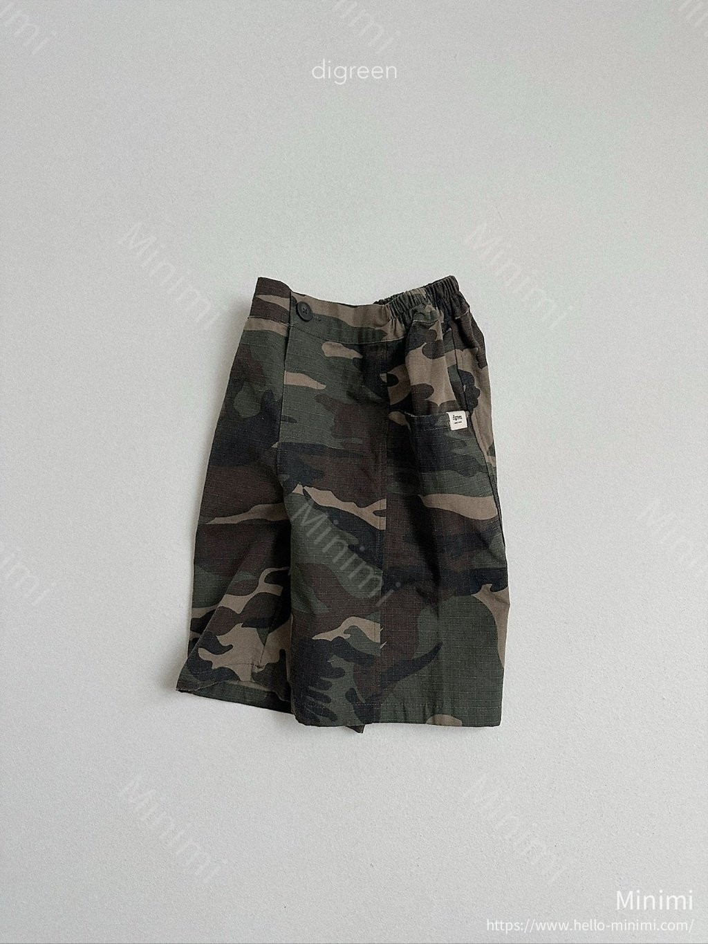 digreen Camo Bermuda 細節圖 1