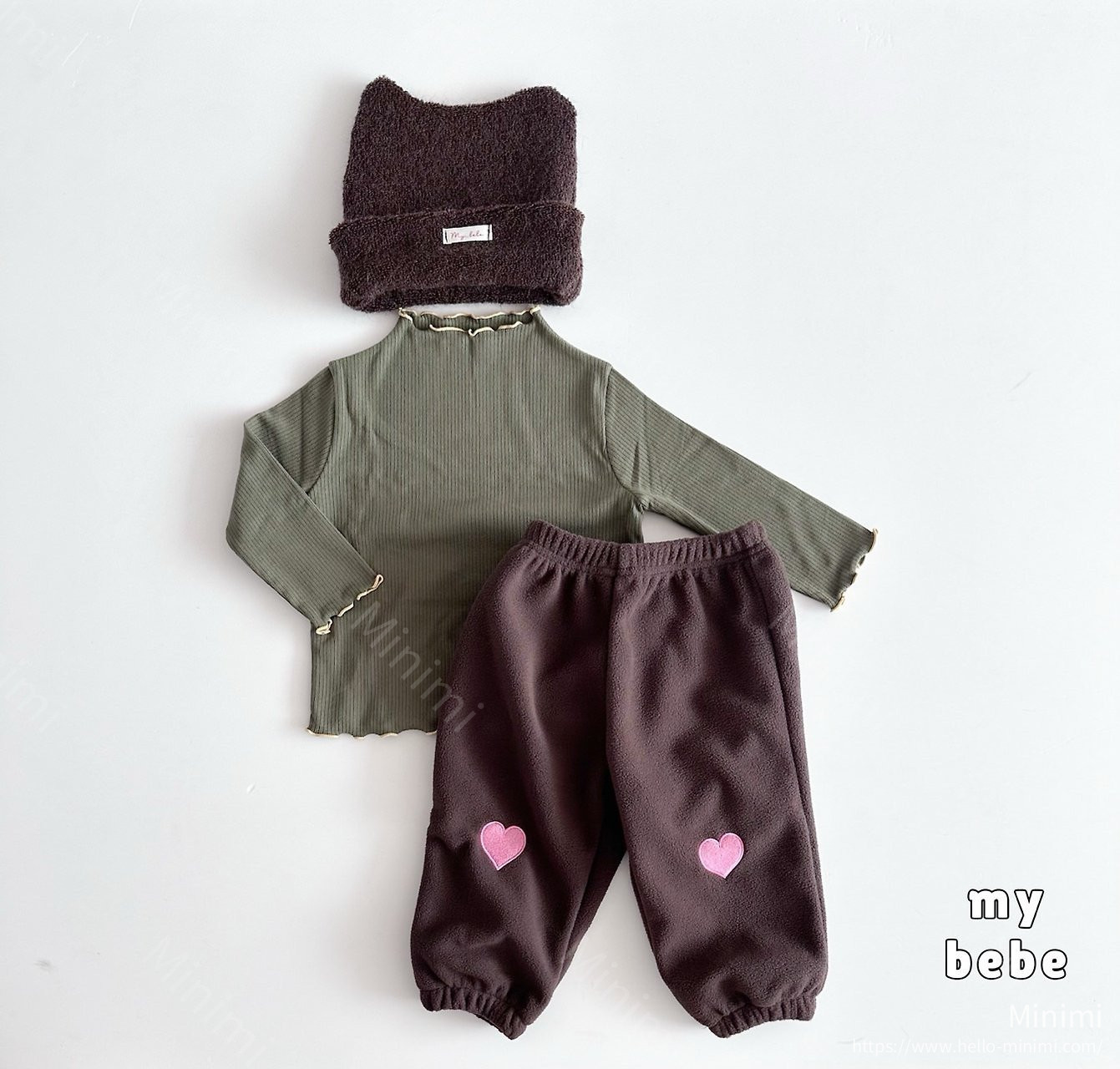 my_bébé Heart Fleece Pants 細節圖 9