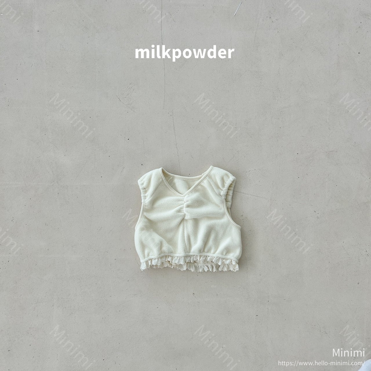 milkpowder Soft Fleece Vest 細節圖 5