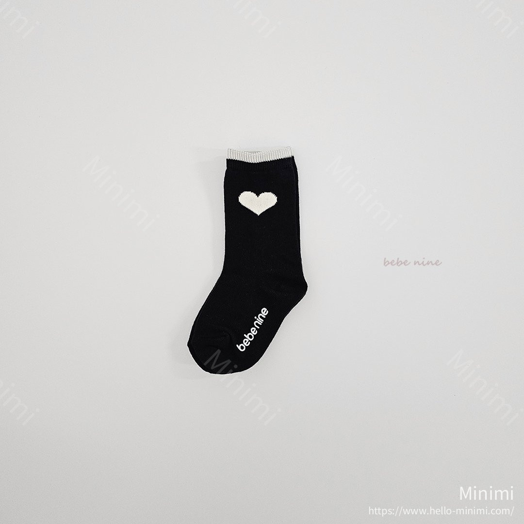 bebe nine Nine Heart Knee Socks Set 細節圖 17