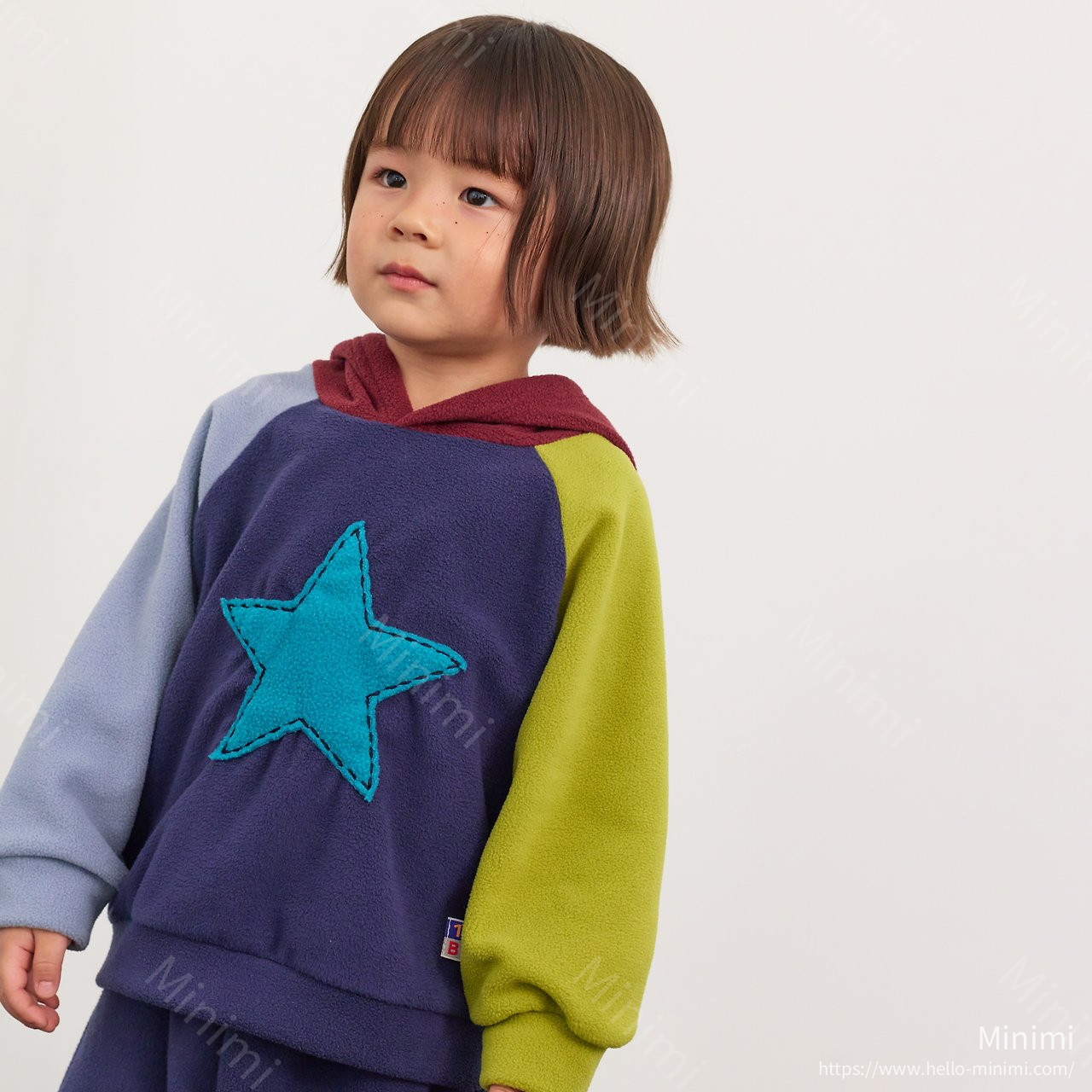 1st BLUE Embroidered Fleece Hoodie 細節圖 13