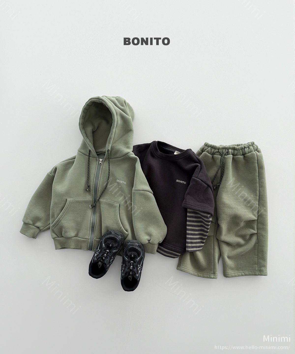 BONITO Knee Pintuck Straight Pants 細節圖 6