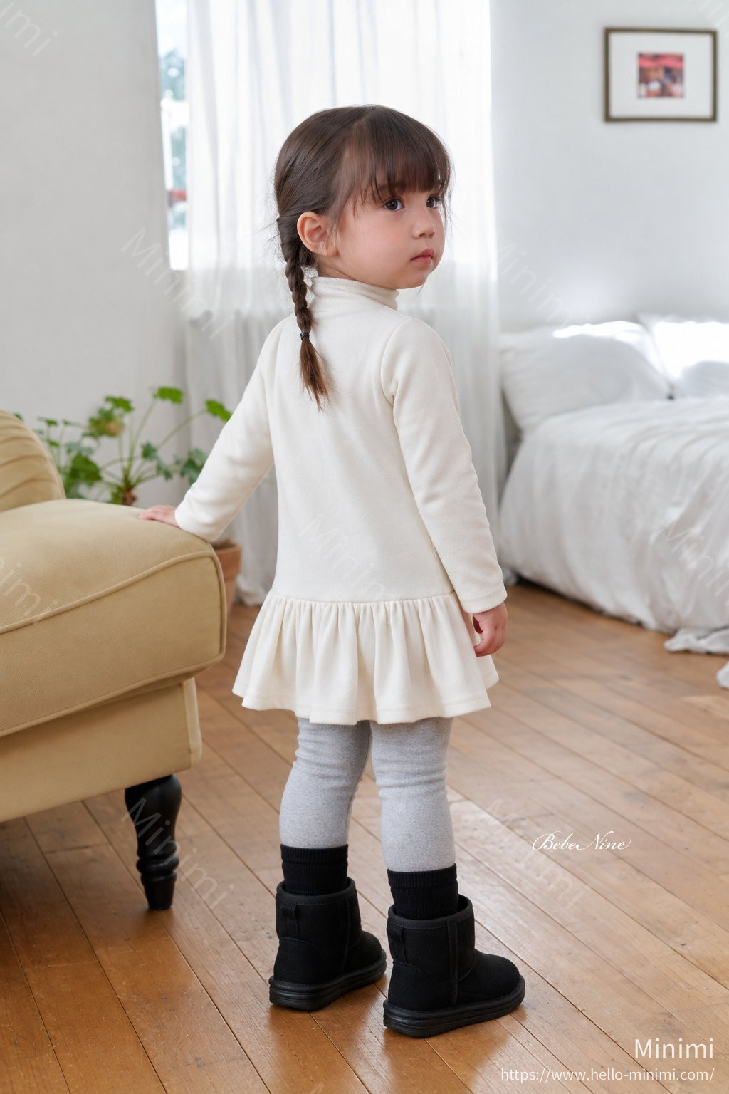 bebe nine Mock-Neck Dress 細節圖 16