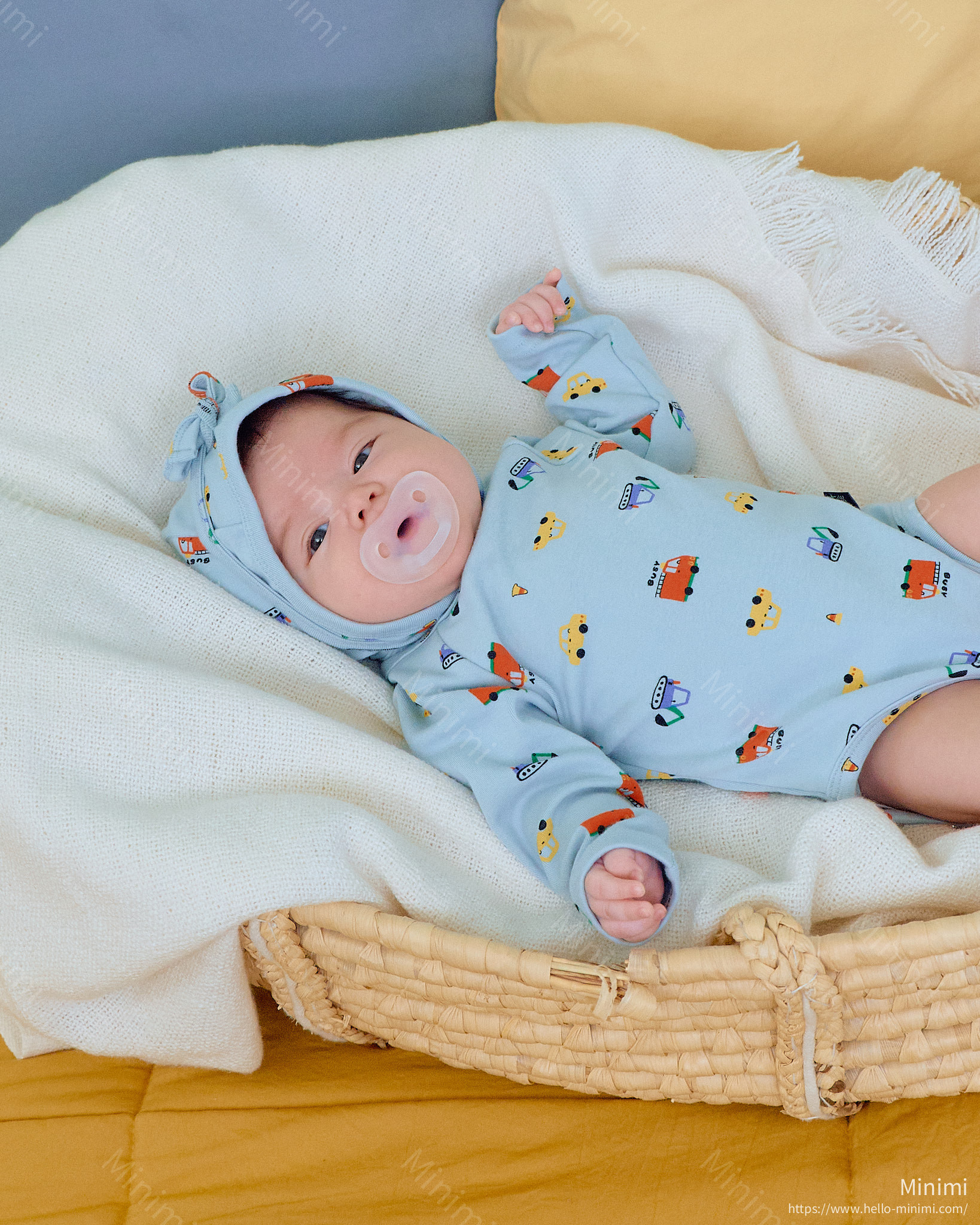 oott bebe Car Bodysuit + Bonnet Set 細節圖 21