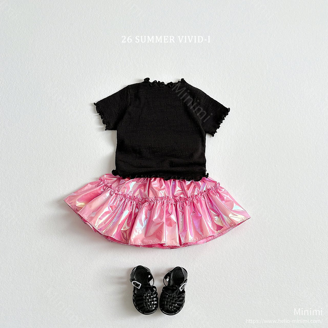 VIVID-I Yoryu Slub Fluted T-Shirt 細節圖 14