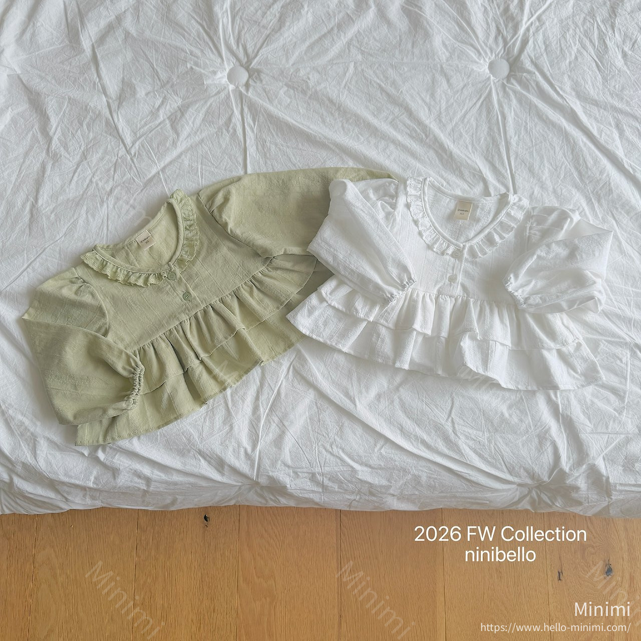 ninibello Monet Lace Blouse - 韓國童裝代購主圖