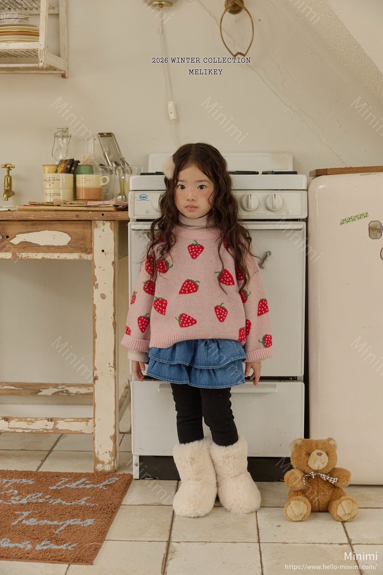 Melikey Denim Tiered Skirt 細節圖 4