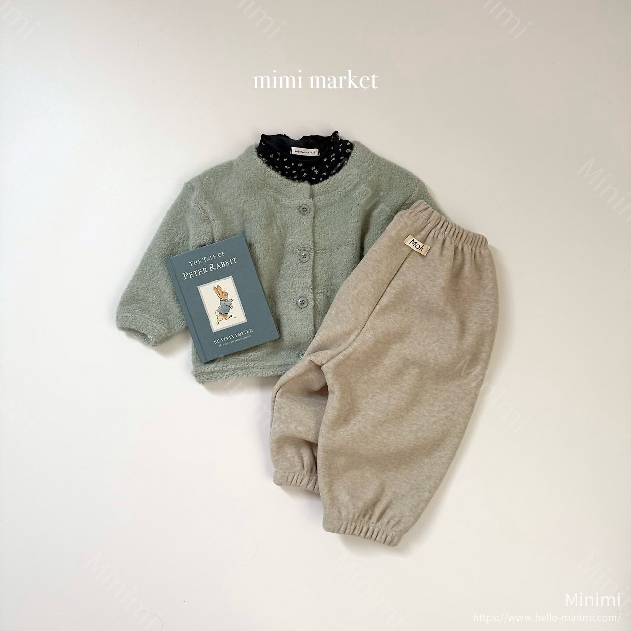 mimi-market Mink Terry Pants 細節圖 11