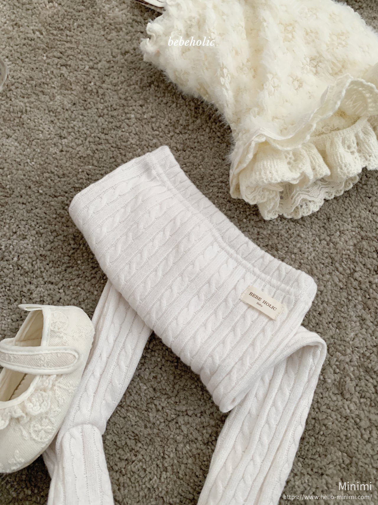 BEBEHOLIC Knit Footed Leggings 細節圖 5