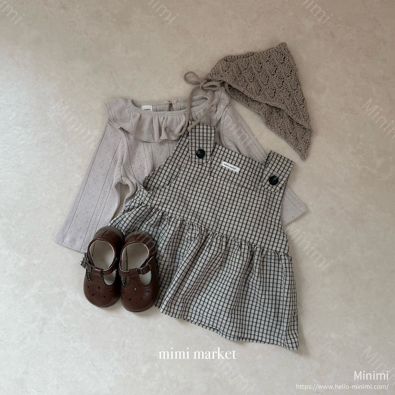 mimi-market Lona Suspender Dress 細節圖 12