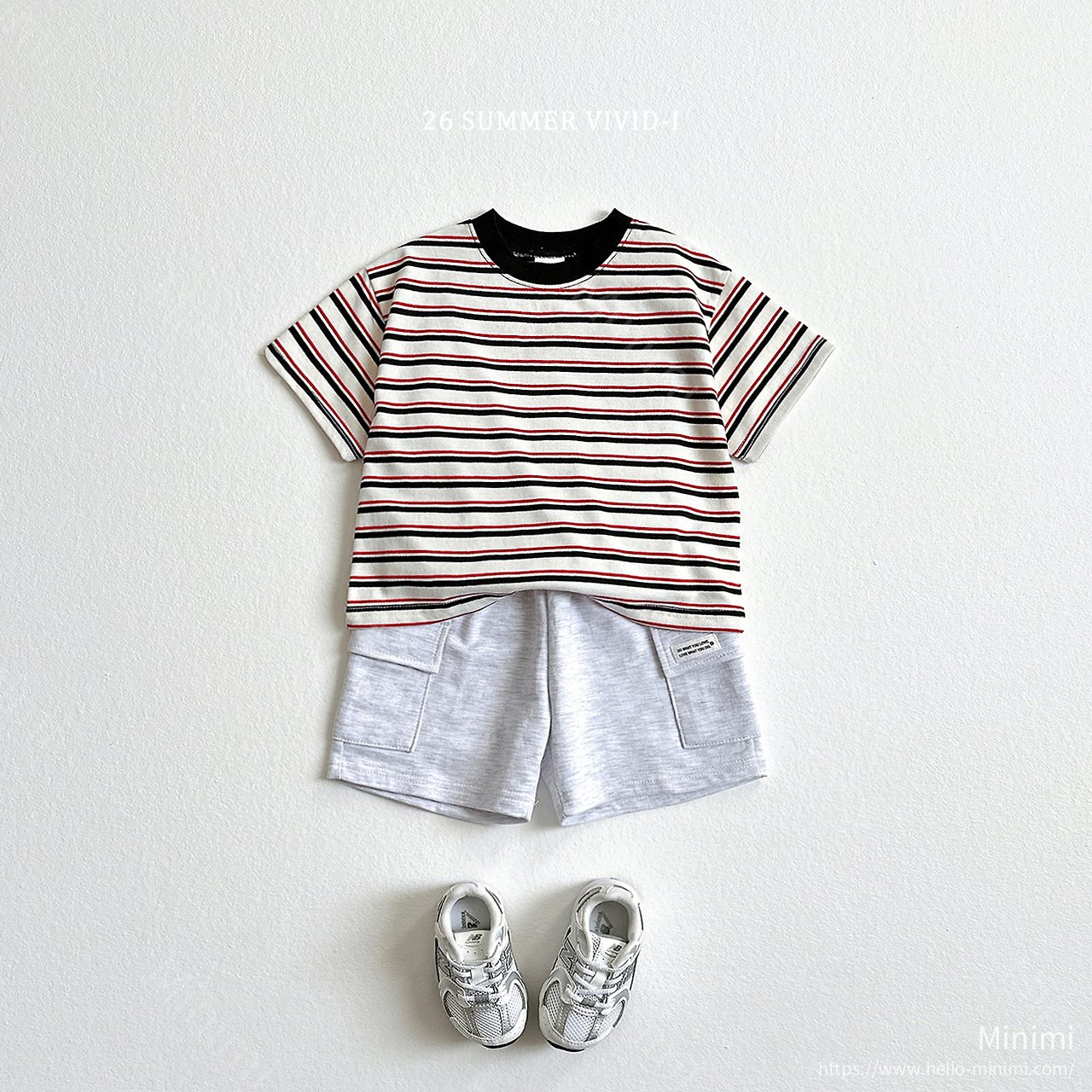 VIVID-I Heart Smile Striped T-Shirt 細節圖 18