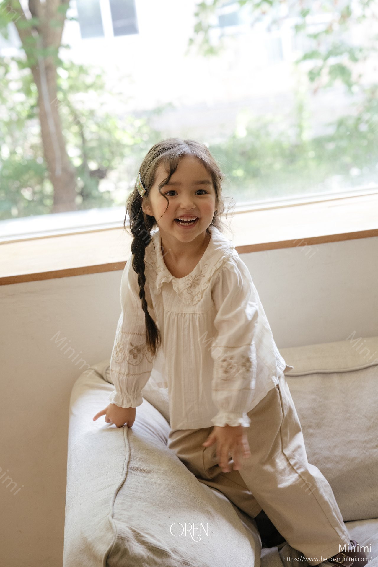 Oren Honey Beige Blouse 細節圖 2
