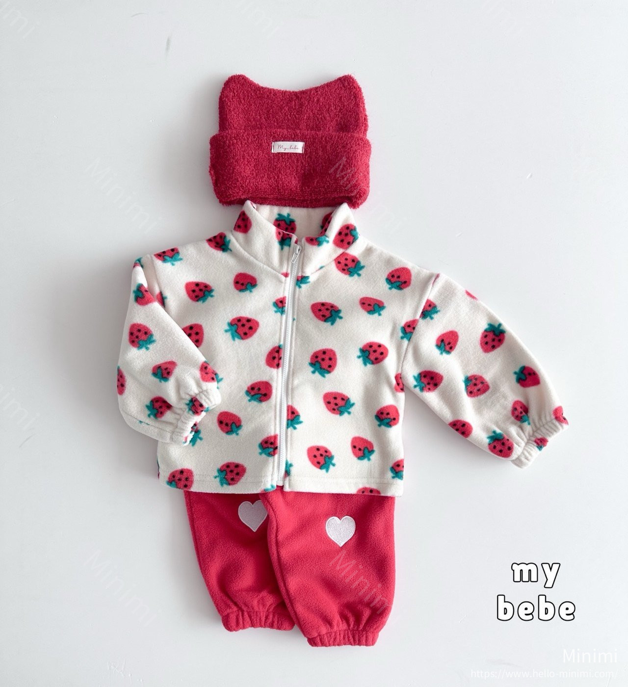 my_bébé Heart Fleece Pants 細節圖 14