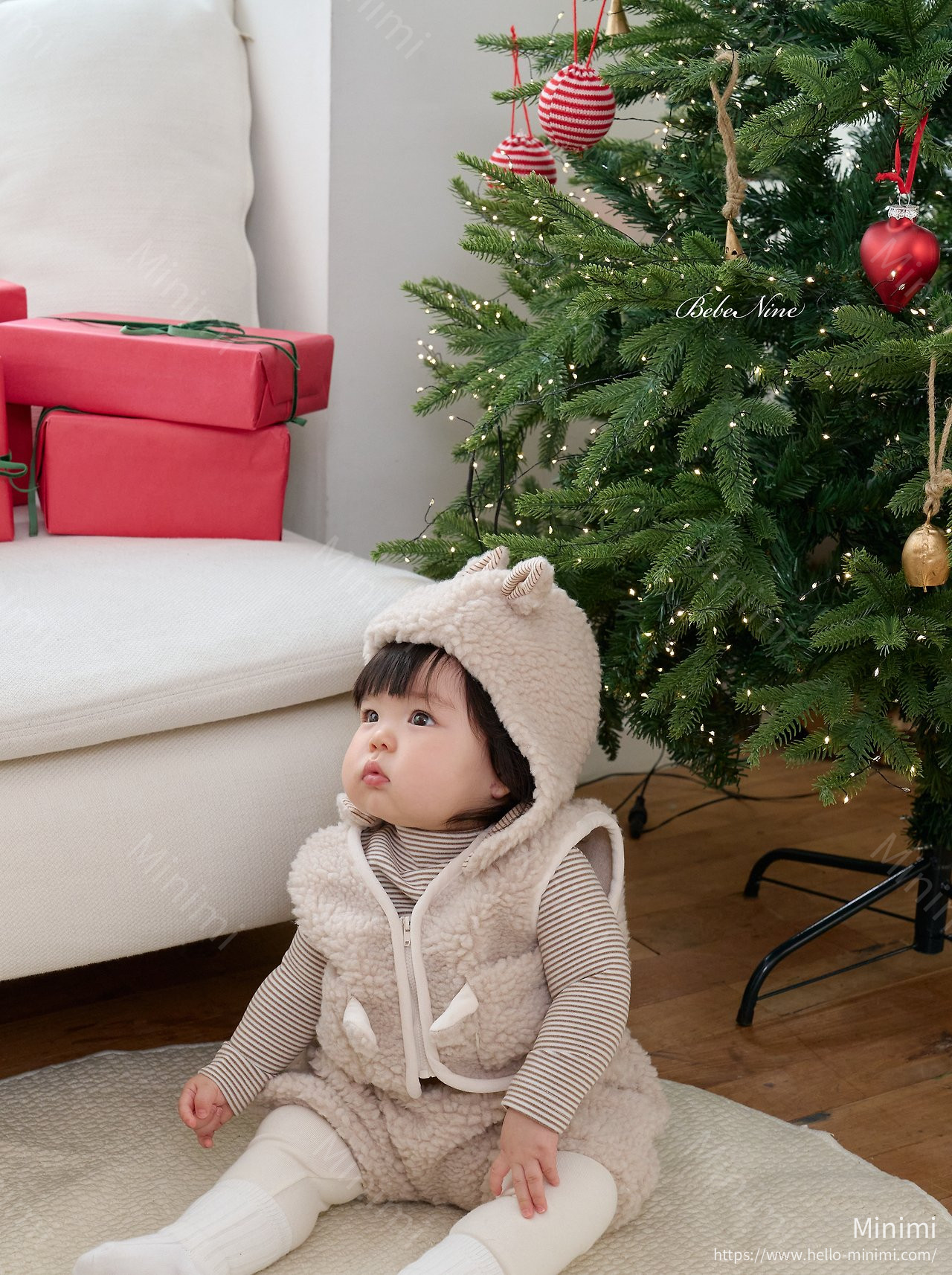 bebe nine Little Lamb Bonnet 細節圖 14